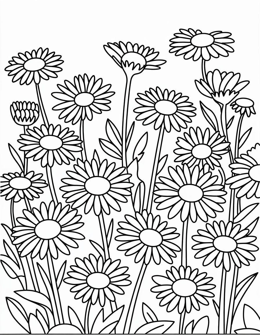 Shasta Daisy Garden